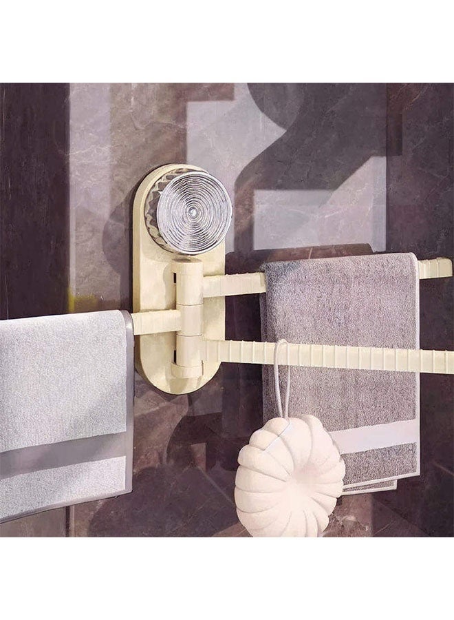 Rotating Towel Bar,Swivel Towel Rack,Punch-Free Wall Mounted Rotating Towel Rack,Bathroom Towel Bars Kitchen Cabinet Towel Bar Holder,Towel Shelf with 180° Rotation Towel Bar , Foldable Towel Holder Towel Storage,Space Saving Shower Balls Hanger，Bathroom Accessories - Image 5