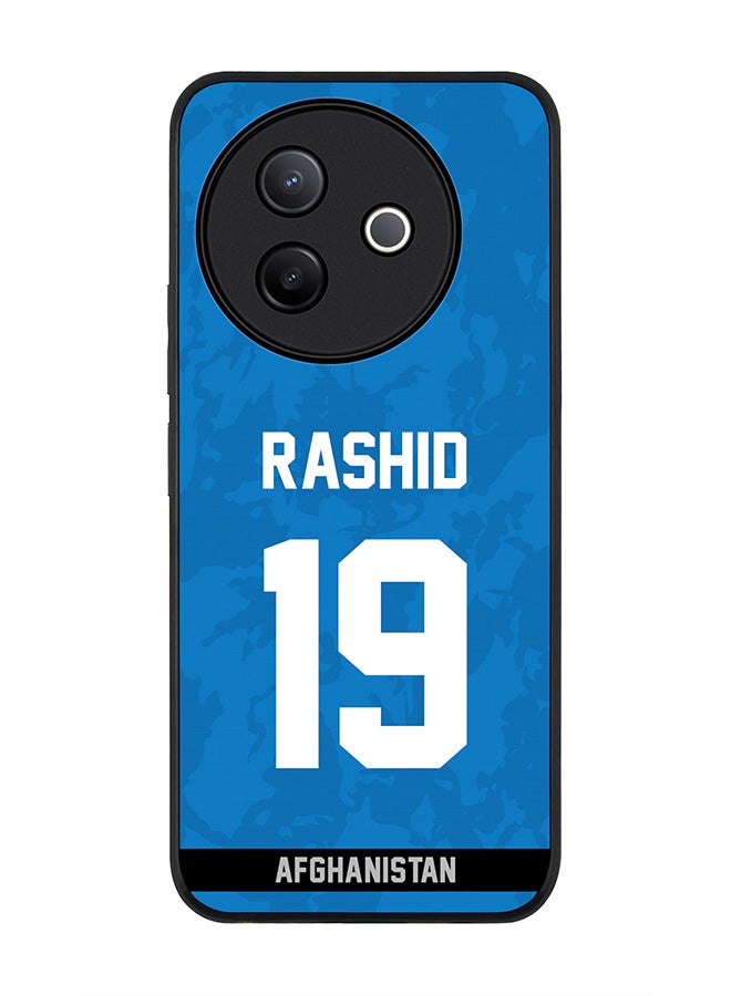 Stylizedd For Vivo Y39 5G / vivo Y300i 5G Case,Slim fit Camera Protection, Shockproof Thin Phone cover  - Afghanistan Rashid Khan, Jersey No 19 - Image 1
