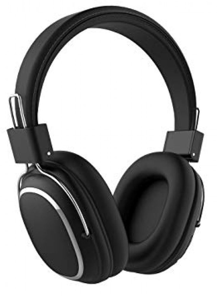 سودو سماعة رأس لاسلكية بتصميم يغطي الأذن أسود
