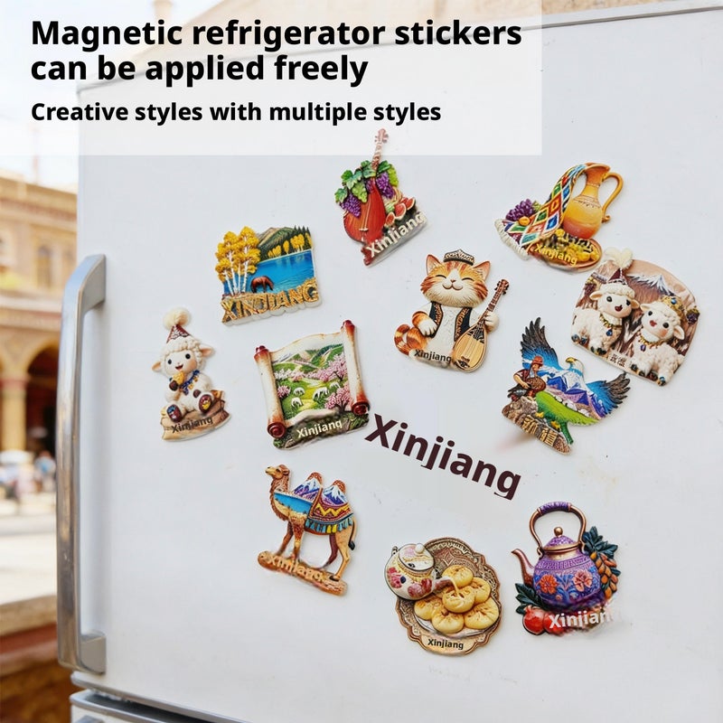 Xinjiang Scenic Fridge Magnet Collection - Image 3