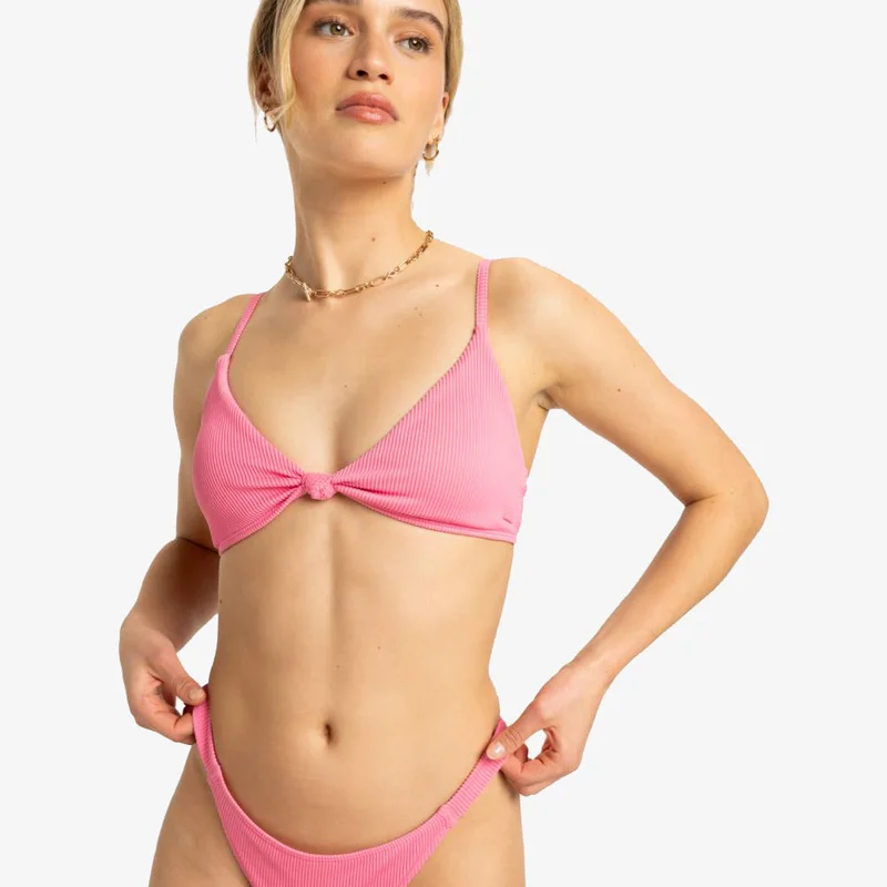 روكسي Love The Surf Knot Triangle Bikini Top - Women