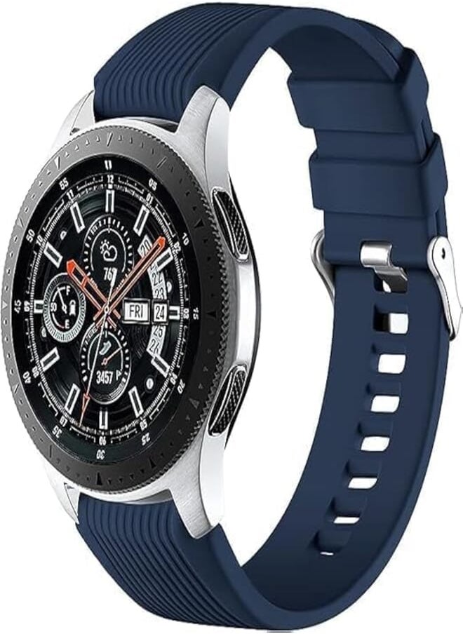 Next Next Store Classic Silicone Sport Band Compatible with Samsung Gear S3 Frontier/S3 Classic - 22mm 