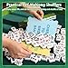Maitys 4 Pcs Color Mahjong Shuffler Cards with Funny Sayings for Mixing Shuffling Tiles Thick PVC Shufflers with Wavy Scalloped Edges Mahjong Accessories Gifts for Lovers Playing Light ColorCute - Image 4