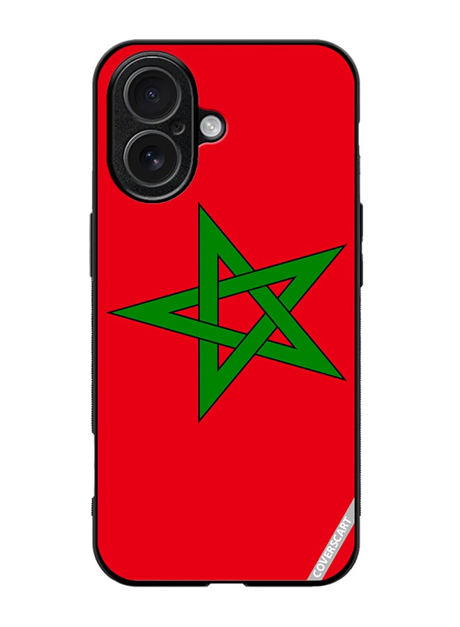 COVERSCART Protective Case Cover For Apple iPhone 17 Morocco Flag Design Multicolour