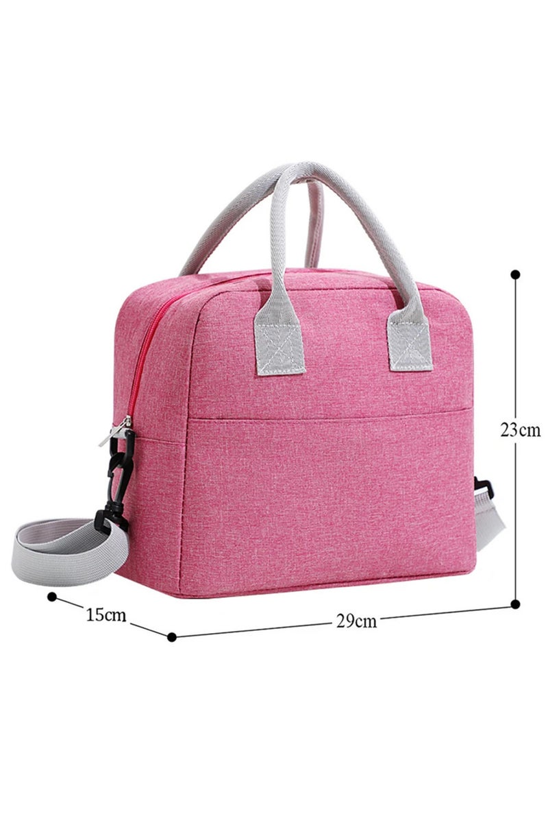 Star Babies Insulated Lunch Bag with Organic Lunch Box and Cutlery -Pink - Image 2
