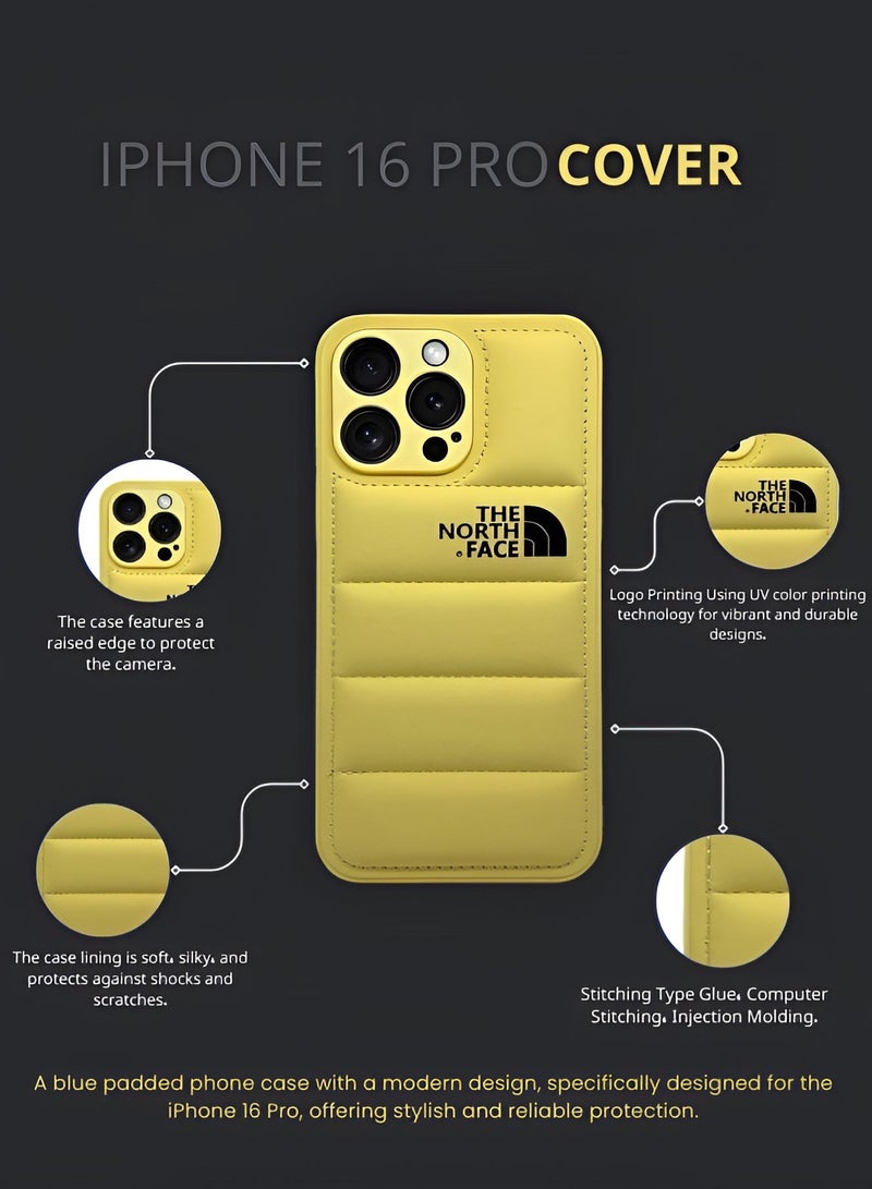 ذا نورث فيس جراب آيفون 16 برو – حماية كاملة ضد الصدمات مع تصميم عصري أنيق ومواد متينة توفر راحة واستخدام طويل الأمد - Image 3