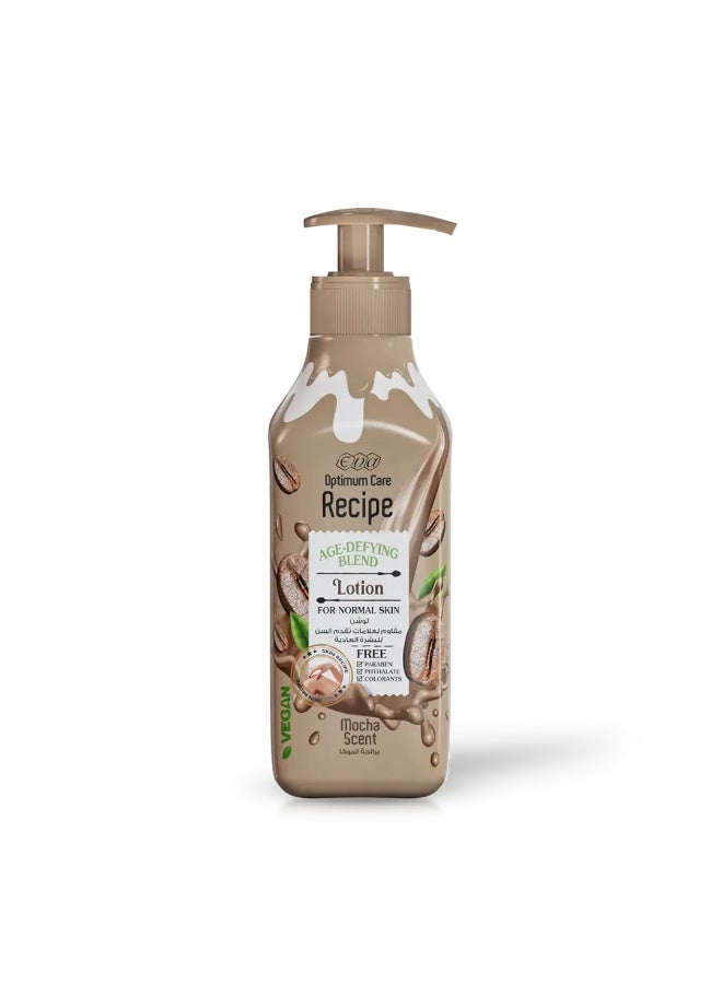 Eva Optimum Care Age Defying Blend Lotion – Mocha Scent – 370ml - Image 2