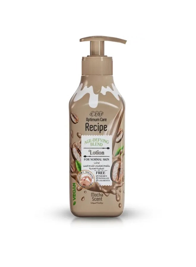 Eva Optimum Care Age Defying Blend Lotion – Mocha Scent – 370ml - Image 1