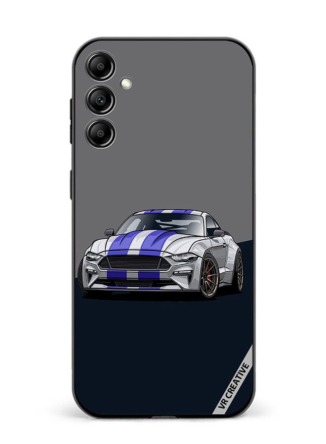 VR CREATIVE Protective Case Cover For Samsung Galaxy A34 Corvette Design Multicolour - Image 1