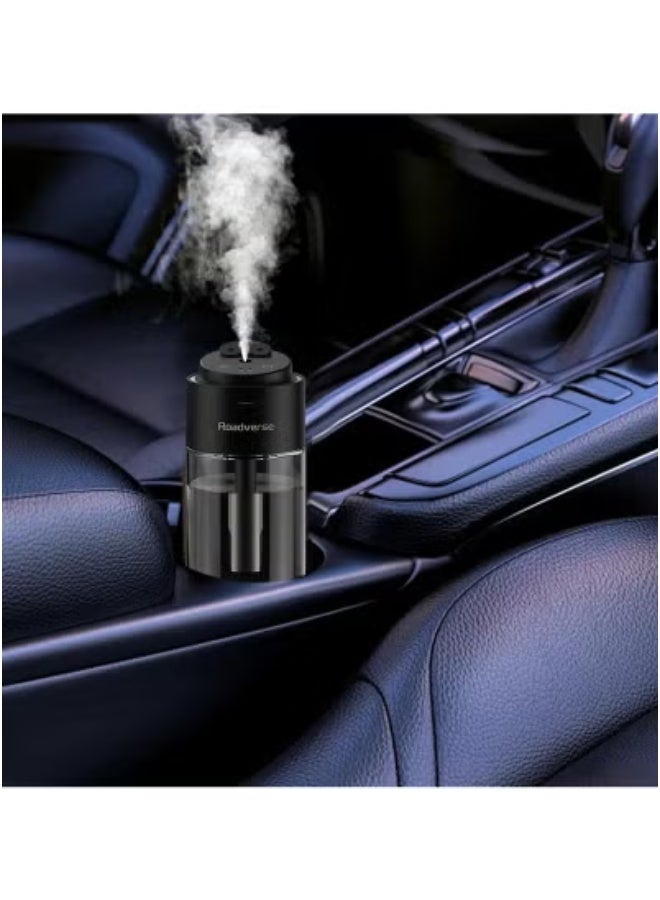 ROADVERSE Car Scent Diffuser & Natural Perfume Humidifier with Adjustable Aromatherapy – Smart Essential Oil Diffuser with Long-Lasting Fragrance & Starry Projector Lamp – USB Cool Mist Air Freshener for Car, Office, or Bedroom - Image 3