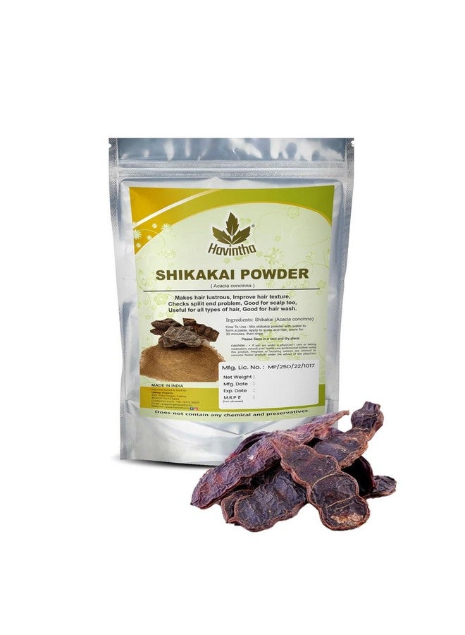 Havintha Amla Reetha Shikakai Bringraj & Hibiscus Powder For Hair - each 227 Grams (Combo Pack of 5) - Image 4