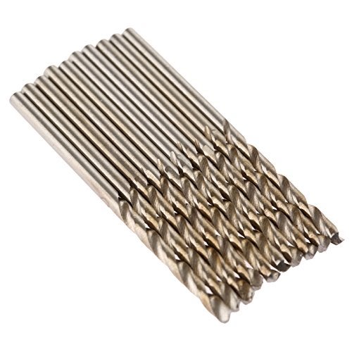 Mtsooning Twist Drill Bits, Mtsooning 10PCS 2.5mm Micro HSS Cobalt Metric Spiral Rotary Tool for Stainless Steel Wood Plastic Copper Aluminum Sets - Image 5