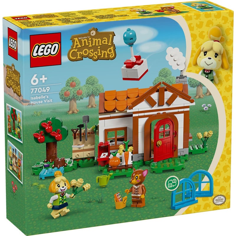 LEGO - Animal Crossing Isabelle's House Visit 389 Pieces - 77049 - Image 1