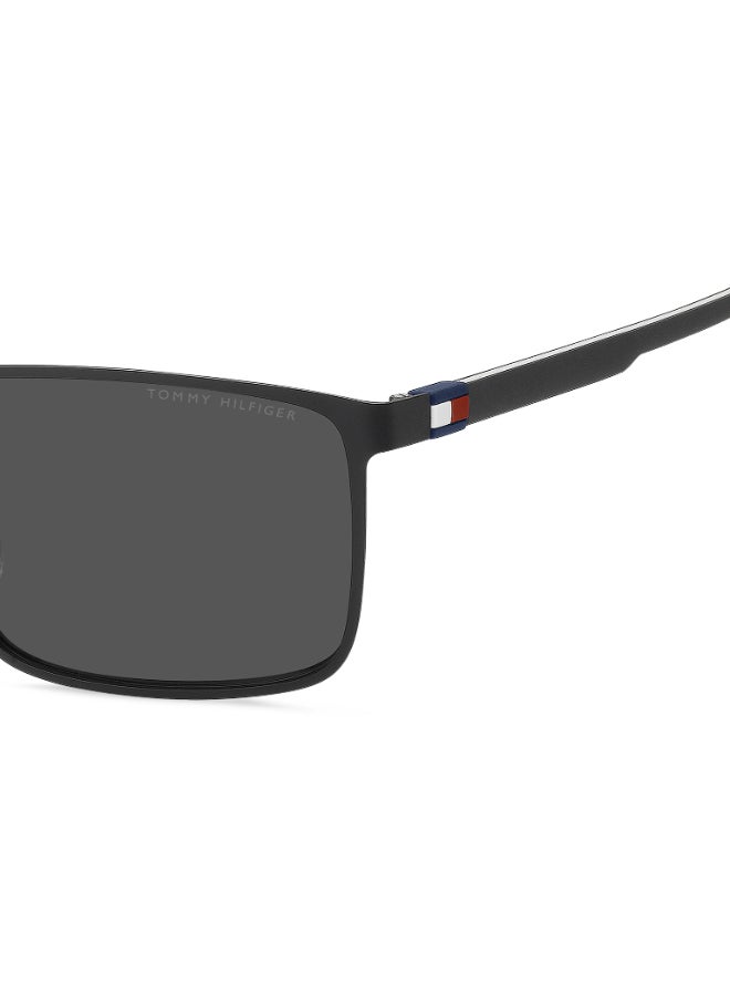 TOMMY HILFIGER TH 2319/S Sunglasses Black Rectangular - Image 4