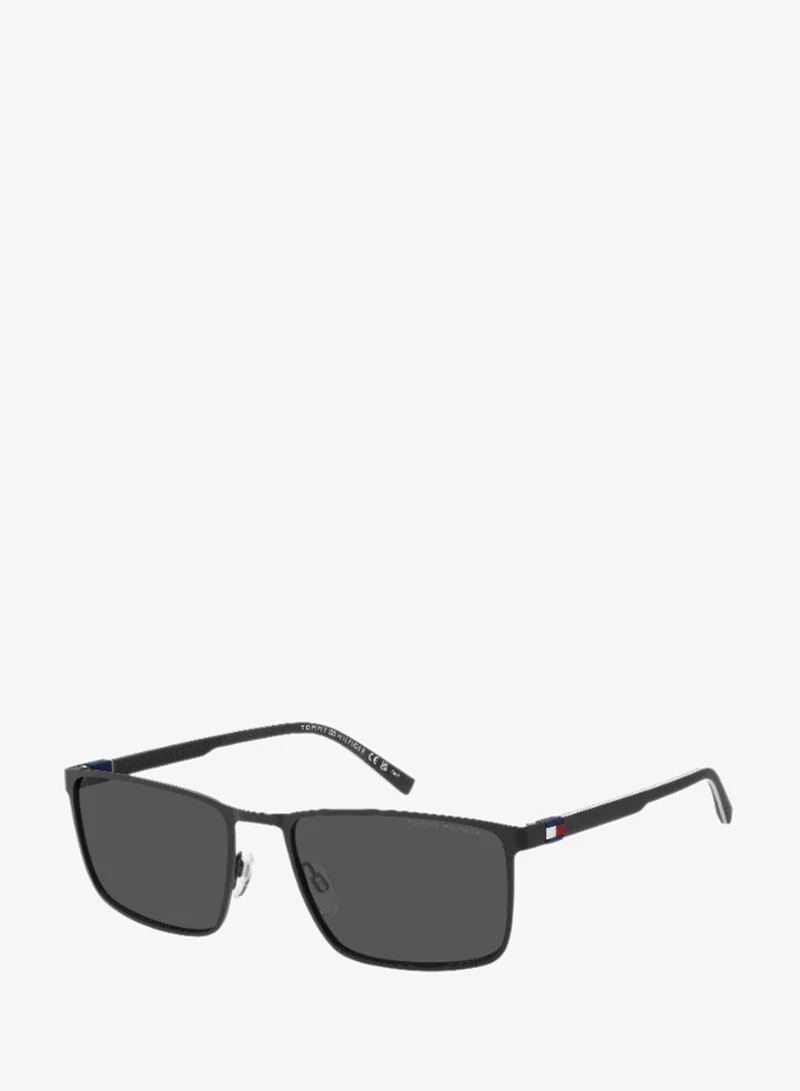 TOMMY HILFIGER TH 2319/S Sunglasses Black Rectangular