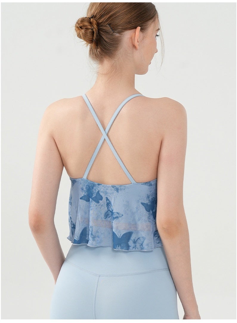 KUYING New Fashionable Breathable Mesh Yoga Vest - Image 4