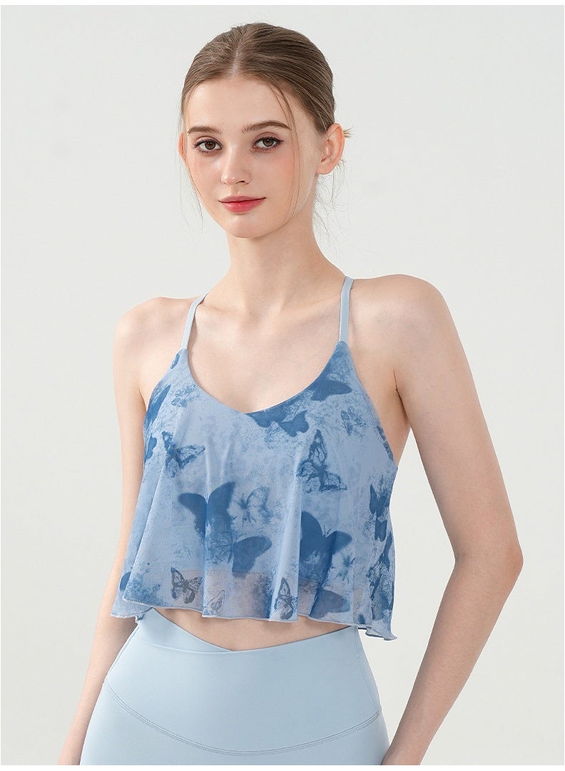 KUYING New Fashionable Breathable Mesh Yoga Vest - Image 5