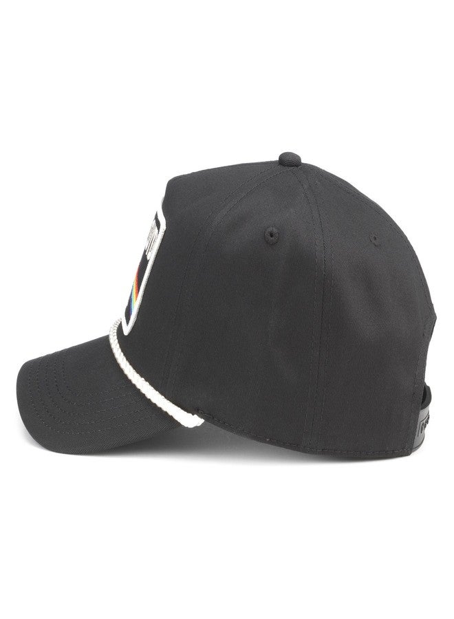 AMERICAN NEEDLE Pink Floyd Roscoe Adjustable Snapback Baseball Hat, Black (23008A-PFLOYD-BLK) - Image 3