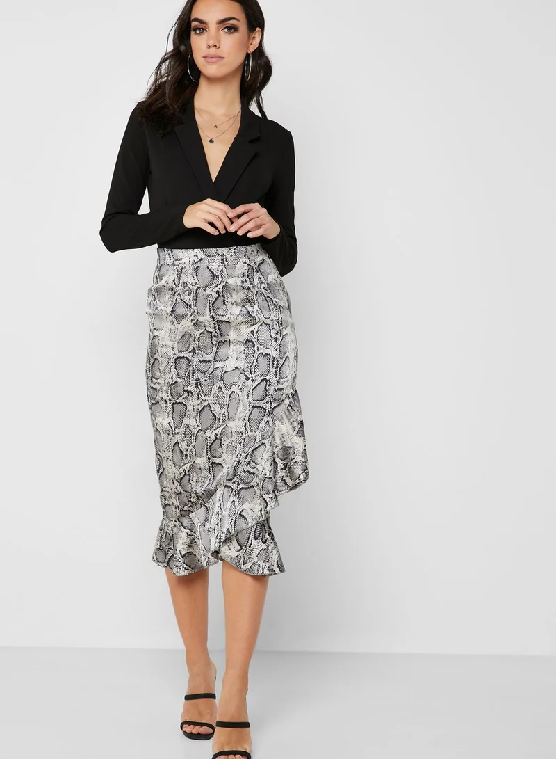 Missguided Wrap Blazer Bodysuit