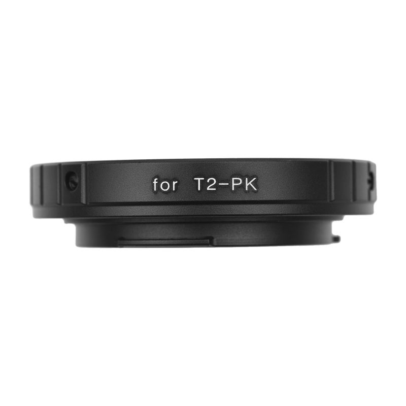 مُحول الكاميرا: ملحق عدسة من المعدن الأسود بالكامل بوصلة T/T2 - محققة بدقة للكاميرات بوصلة Pentax K لمحبي الفوتوغرافيا - Image 3