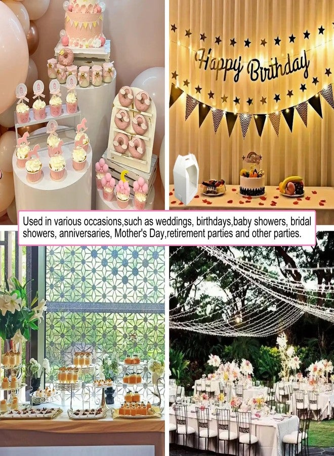 Yoqanr 4 PCS Cake Pop Boxes - Portable Cake Pop Holder Boxes with Clear Window, Cake Pop Boxes Holder Packaging with Lid, Cake Display Stand With 33 Hole Positions, White Cake Boxes Packaging - Image 5