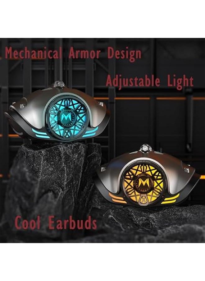 Generic Mecha Wireless Gaming Earbuds with Microphone 5.3 Bluetooth Earplugs Low Latency Wireless Earbuds Kids Best Gaming Earphones Ear Buds Audifonos Inalambricos Bluetooth Auriculares Inalambricos  - Image 2