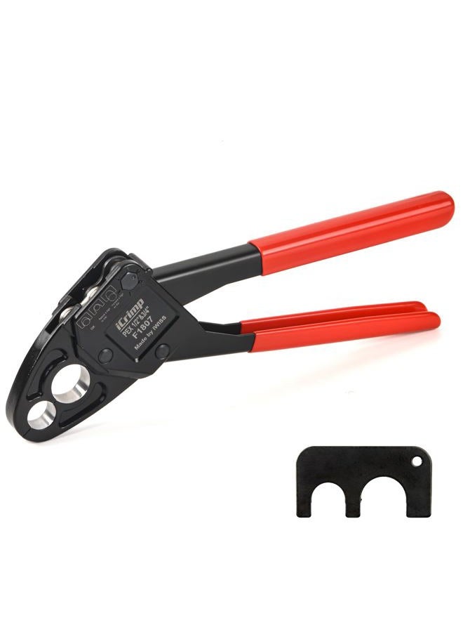 IWISS Angle Crimping Tool for Copper Ring meets ASTM F1807 1/2"&3/4" Angle Combo Crimper IWISS-C1234-Tool - Image 1