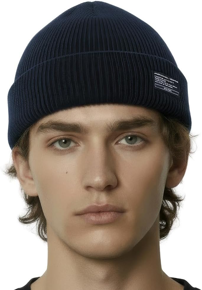 UNDERCONTROL Store Winter Trawler Fisherman Beanie Men Women Unisex Stylish Plain Docker Skull Hat Roll up Watch Cap Color Pack - Image 1