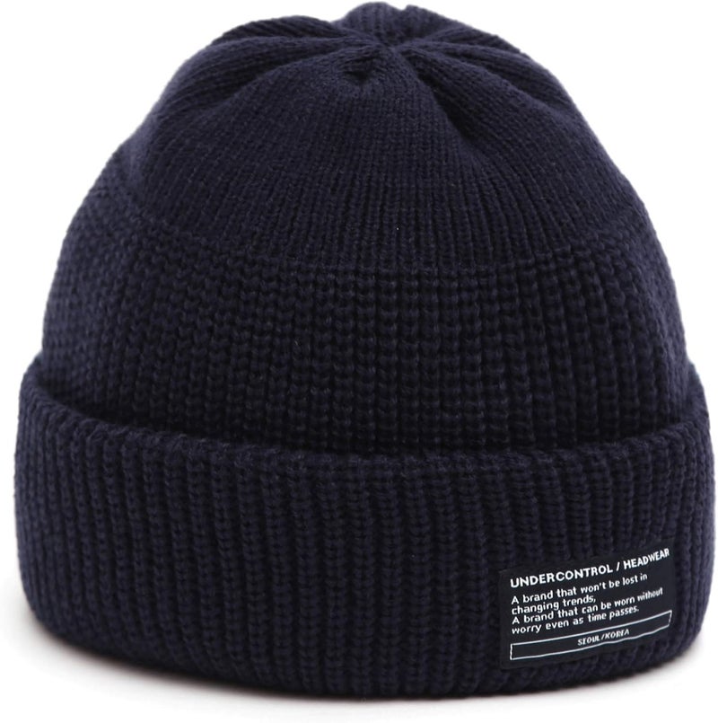 UNDERCONTROL Store Winter Trawler Fisherman Beanie Men Women Unisex Stylish Plain Docker Skull Hat Roll up Watch Cap Color Pack - Image 2