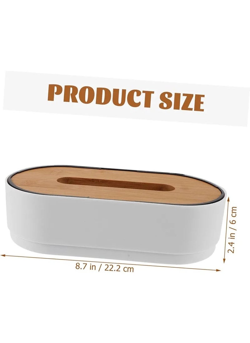 Generic oval plastic tissue box  - Image 2