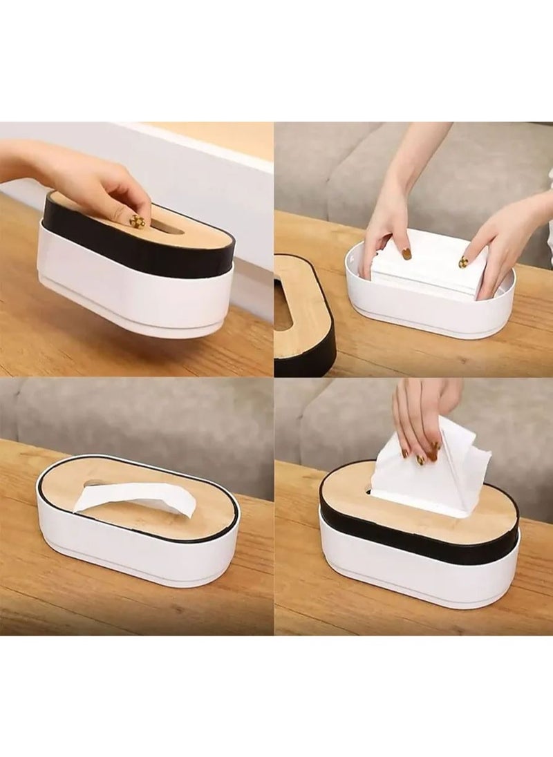 Generic oval plastic tissue box  - Image 3