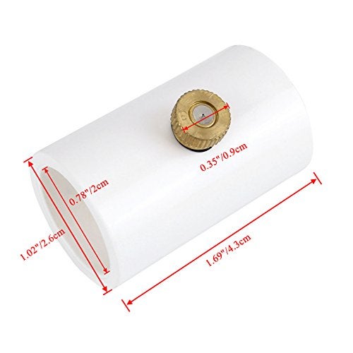 CozyCabin 1/2 inch PVC Splitter with Brass Mist Nozzle (Pack of 10) - Image 2