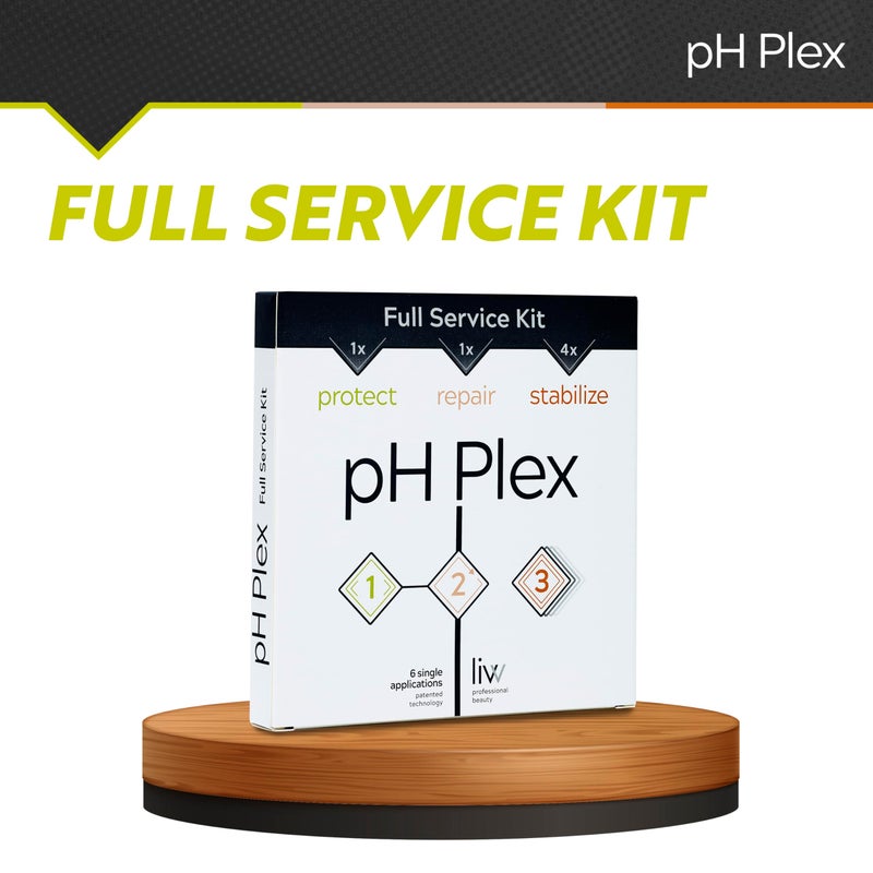 LIW pH Plex Full Service Kit - Protect, Repair & Stabilize Hair Care Treatment for All Hair Types - Use with Home Hair Color & Bleach Products - 1 Month Supply - Image 4