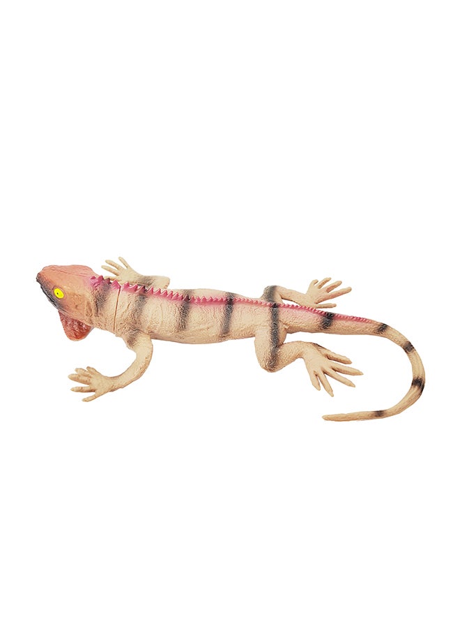 Galaxy Toys - Galaxy Realistic Frilled Lizard Animal Toy - 21-25 cm (Protect Wild Life Series/Insect World Series) with Touch Stimulation - Interactive Educational Toy for Kids, Perfect for Nature Enthusiasts and Wildlife Conservation - Image 1