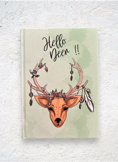 NOOTA HELLO DEER MINT A5 BLANK PAGES NOTEBOOK