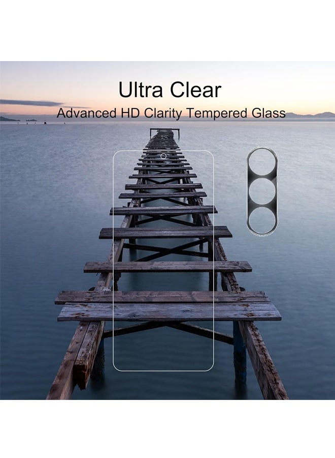 X-level Samsung Galaxy A56, 4 Screen protectors (3 Screen Privacy Films + 1 HD Film)and 1 Camera Lens Protector, HD Clear Screen Protetor Anti-Peeping Tempered Glass Screen Protector with Camera Lens Protector Compatible with Samsung Galaxy A56 - Image 5