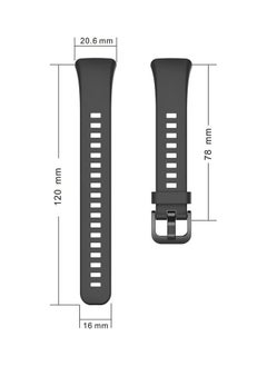 LEXIN 11-Piece Silicone Replacement Straps For Honor Band 6 Multicolour  - Image 4