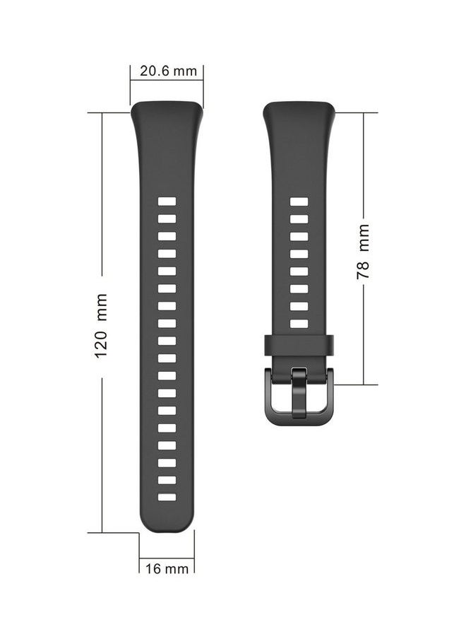 LEXIN - 11-Piece Silicone Replacement Straps For Honor Band 6 Multicolour - Image 1