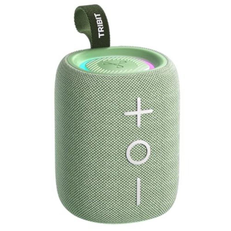 tooth Speaker StormBox Mini+, 12W Shower Speaker with 360° Sound, 12H Playtime, Custom EQ, BT5.4, IPX7 Waterproof, RGB Lights, Type-C, AAC/SBC, TWS, Portable for Camping/Backyard - Image 1