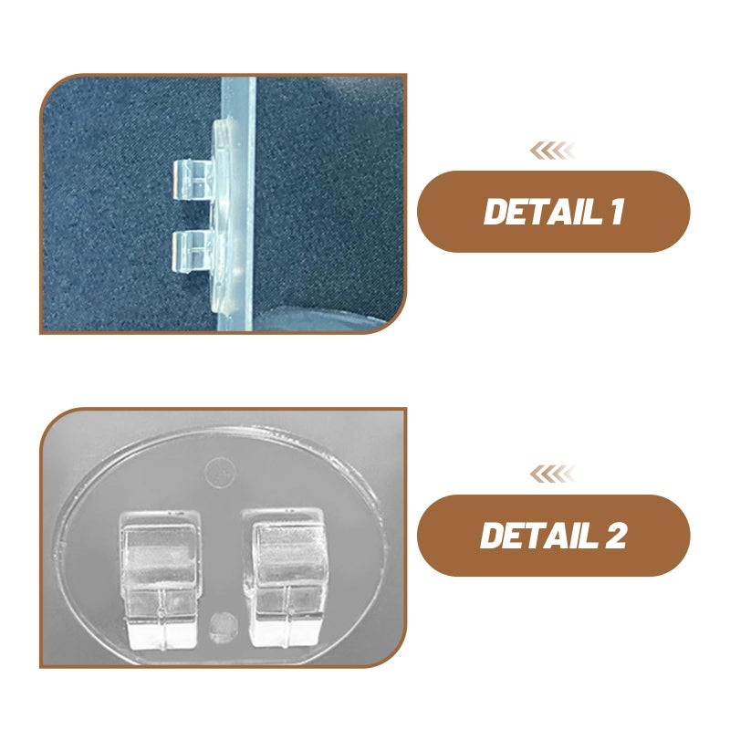 Strong No Drill Wall Mount Hooks 4pcs with 7x26cm Strips for Bathroom Kitchen Organization - Image 4