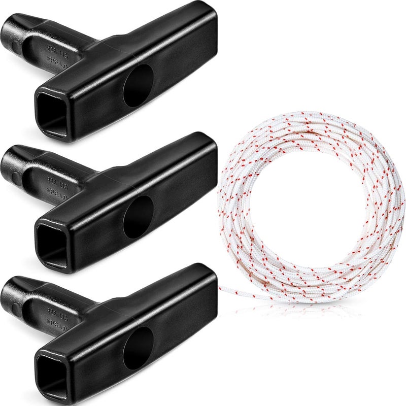 HASTHIP HASTHIP Compatible with Stihl Trimmer 328ft Trimmer Pull Cord Rope 35mm Nylon Cord Rope with 3Pcs Thandles Universal Replacement Trimmer Pull Cord for Stihl FS120FS55FS85MS180MS2 Model 