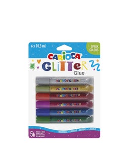 carioca Glitter Glue 6 Pcs 