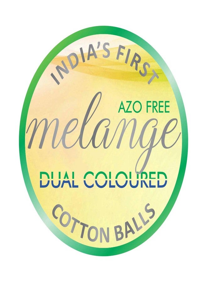 Tulips Premium Melange Dual Colored Cotton Balls (Pack 3) [ color variant] - Image 2