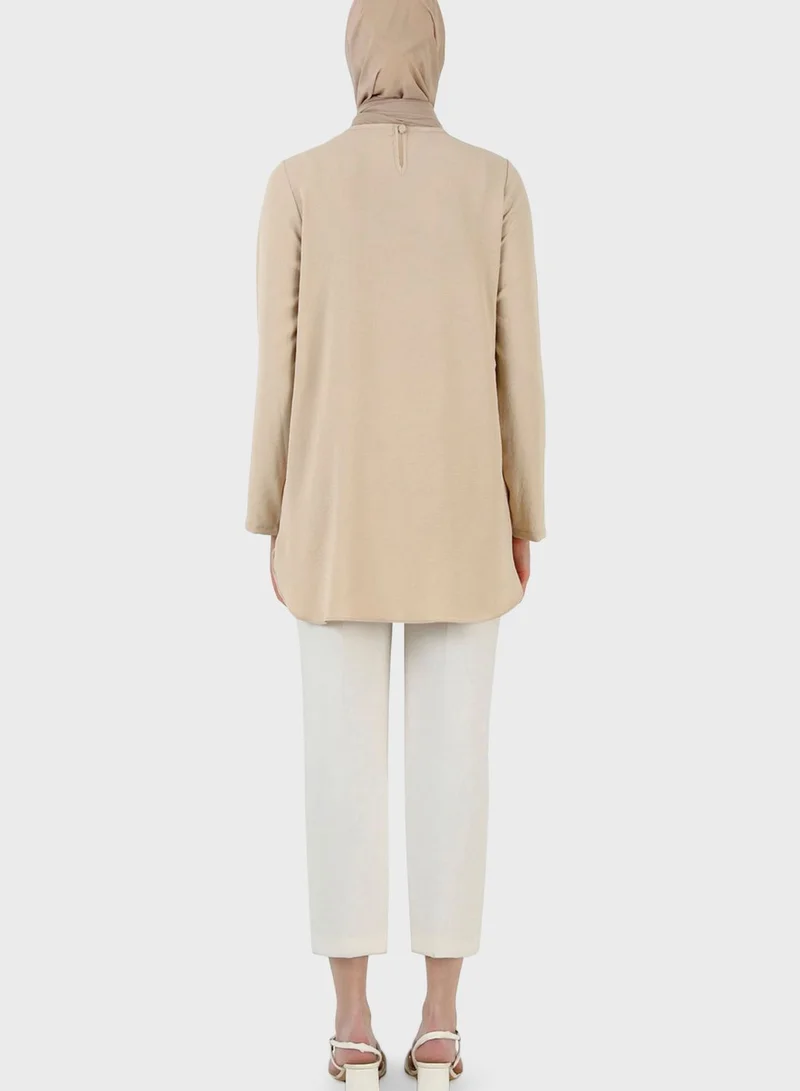 Refka by modanisa Round Neck Tunic