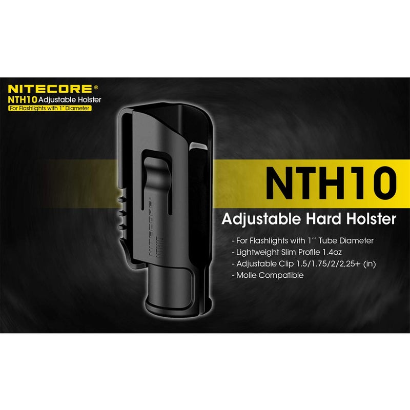 NITECORE NTH10 Adjustable Hard Holster for Flashlights with 1 inch Tube Diameter - Image 2