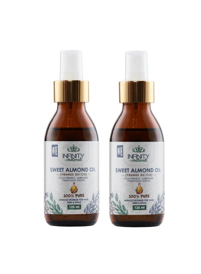 إينفينيتي انفنيتي ناتشورال زيت اللوز الحلو النقي 125 مل 1+1