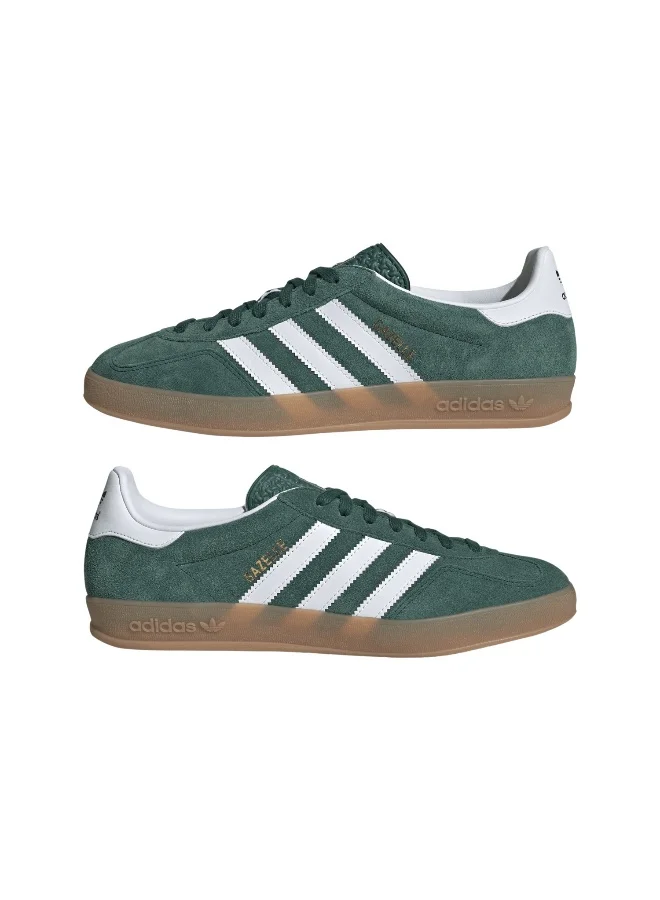 adidas جازيل إندور سنيكرز رجالي أخضر مقاس 13.5