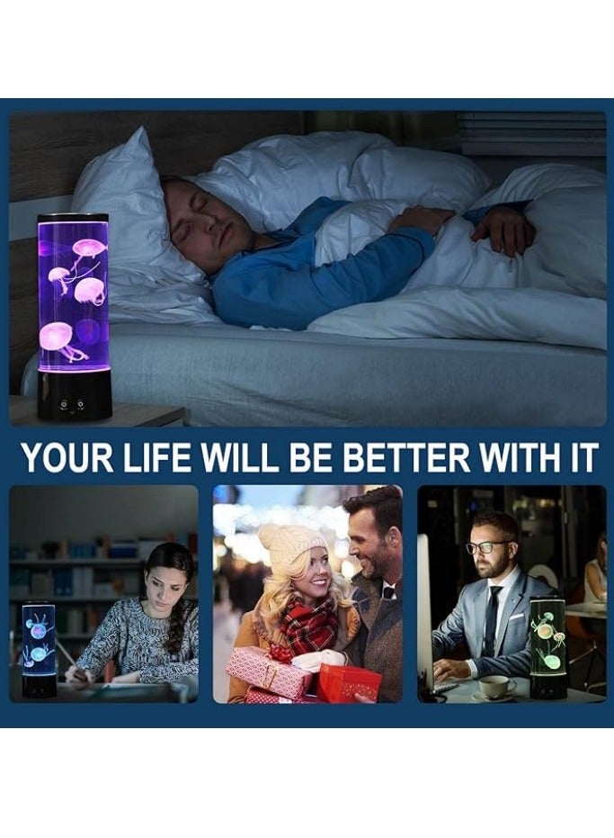 Night Jellyfish Lamp Bedroom Table Lamp Gift Night Light Lava Lamp Desktop Table Lamp - Image 4