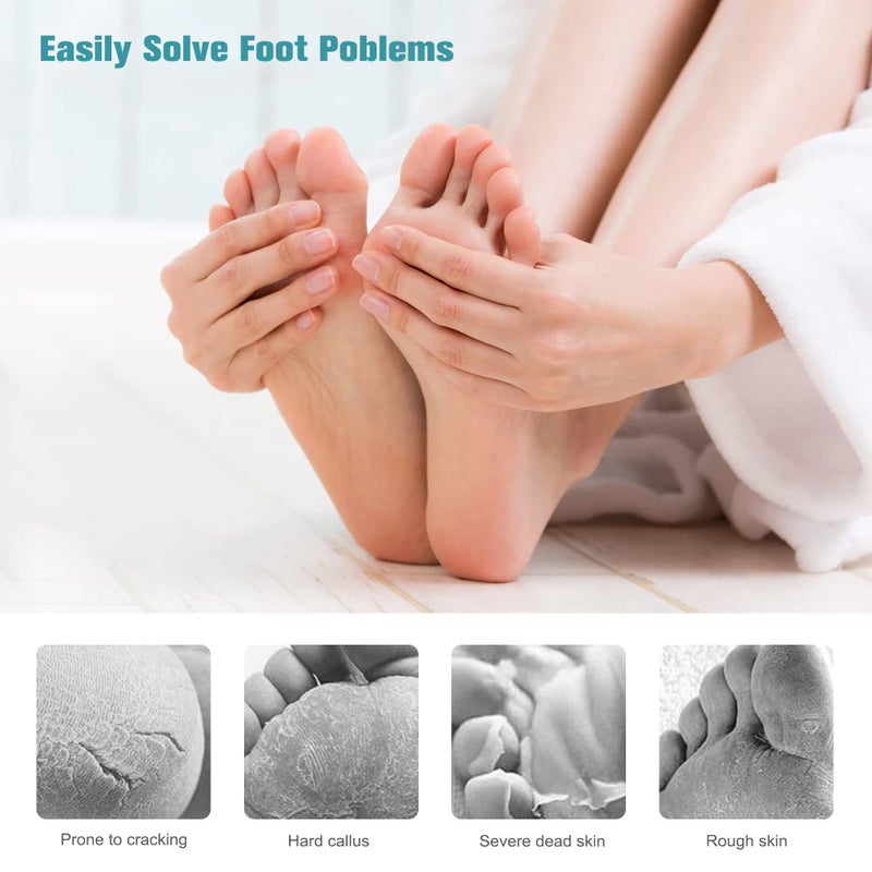 FVION Foot File Callus Remover Cracked Heel Shaver â€“ Double Sided Pedicure File/Foot Scraper for Wet and Dry Feet - Image 2