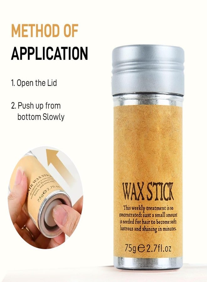 PROTYA Hair Wax Stick for Hair Styling, Non-greasy Styling Hair Wax, Wax Stick for hair, Hair Finishing Stick For Women, Happy Fix Hair Finishing Stick - Image 2